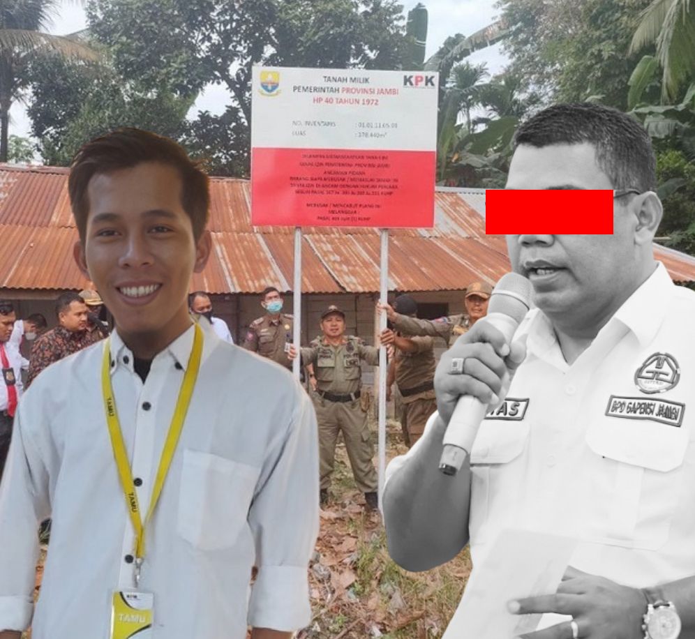 Bangun Rumah di Atas Aset Pemprov Jambi, Kawasan Rumah RM Di Plang KPK RI