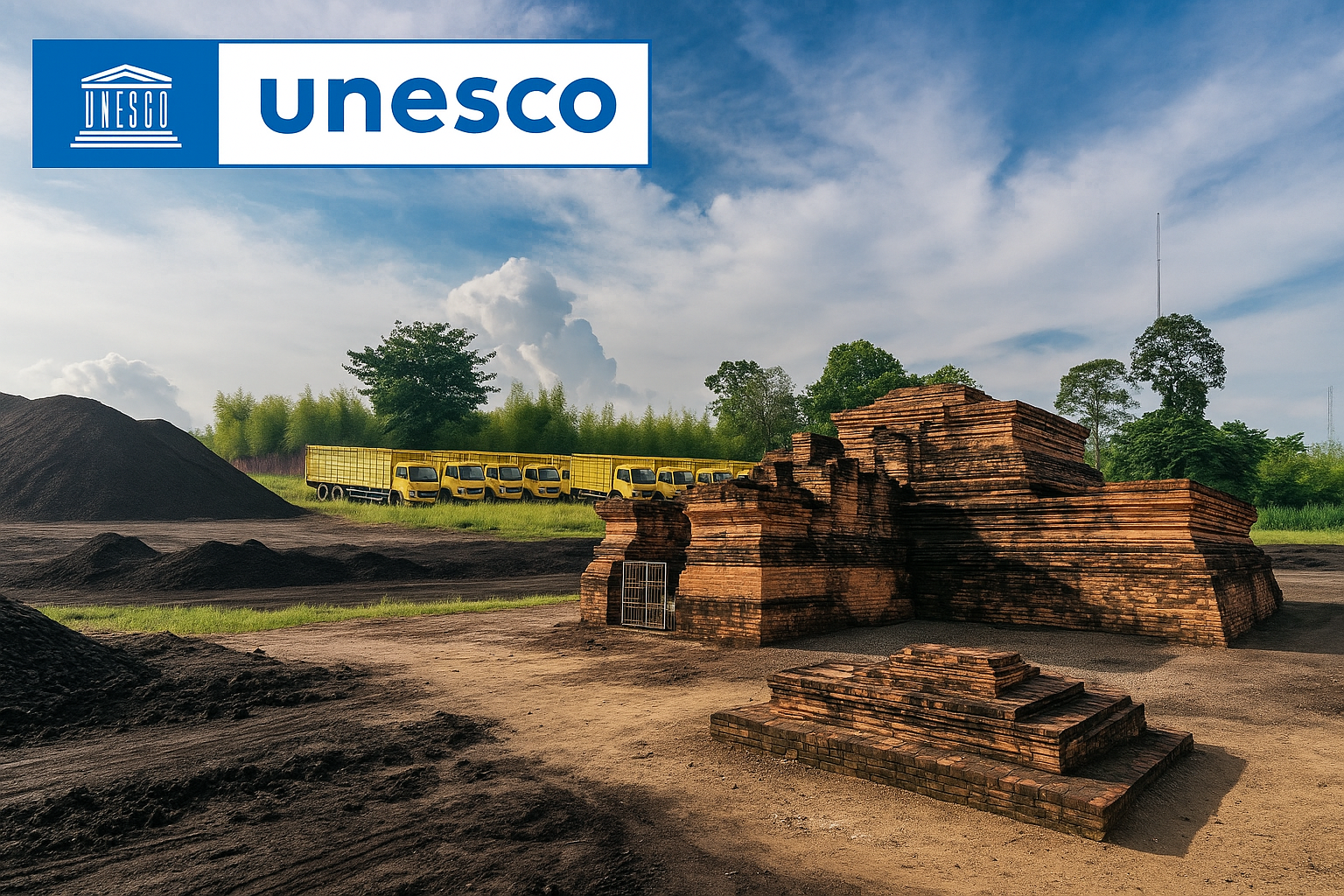 Aktivitas Perusahaan Batubara di Area Cagar Budaya Candi Muaro Jambi Dilaporkan ke UNESCO