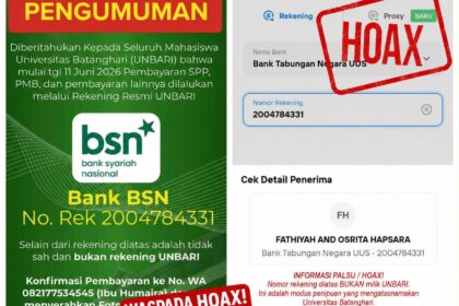 Hati-Hati! Beredar Imbauan Pembayaran SPP Tidak Resmi di UNBARI, Pj. Rektor Tegaskan Rekening Resmi Universitas 6520e30c c849 4e23 94ca 189cb76c9d16